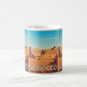 Marokko Reise Postkarte Wüstenkamel Geschenk Kaffeetasse (Mittel)