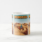 Marokko Reise Postkarte Wüstenkamel Geschenk Kaffeetasse (Mittel)