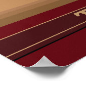 Marokko Reiseplakat Poster (Ecke)