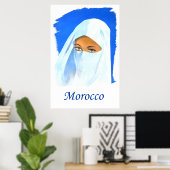 Marokko Reiseplakat Poster (Heimbüro)