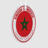 Marokko-RundEmblem Ornament (Vorderseite)