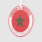 Marokko-RundEmblem Ornament (Vorderseite)