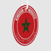Marokko-RundEmblem Ornament (Vorderseite)