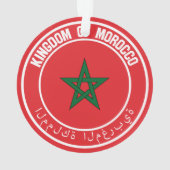 Marokko-RundEmblem Ornament (Rückseite)