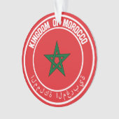 Marokko-RundEmblem Ornament (Vorderseite)