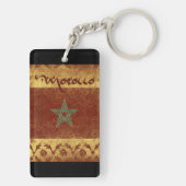 Marokko Schlüsselkette Souvenir Schlüsselanhänger (Rückseite)