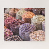 Marokko Souk Dried Blume & Gewürze Display Puzzle (Horizontal)