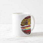 Marokko - Spanien - Roots-Flagge Kaffeetasse (VorderseiteRechts)