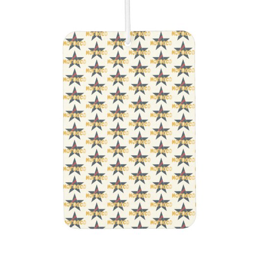 Marokko: Star des Erbes und der Modernität Autolufterfrischer (Vorderseite)