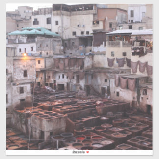 Marokko Street Fotografy Aufkleber