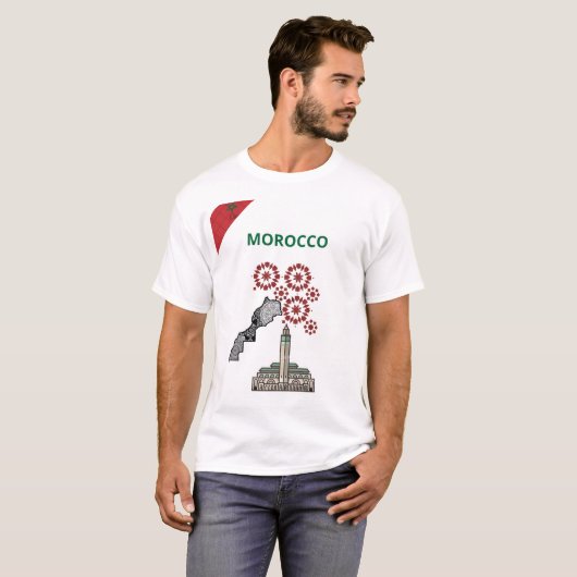 Marokko T-Shirt (Vorne ganz)