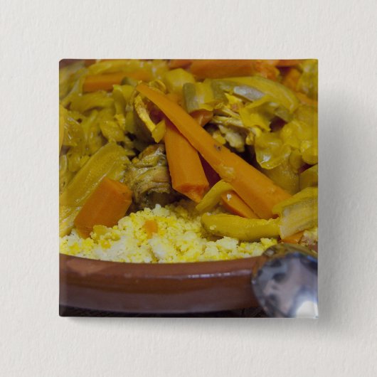 Marokko, Tetouan. Traditionelles marokkanisches Es Button (Vorderseite)