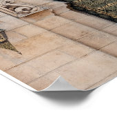 Marokko-Tür Poster (Ecke)