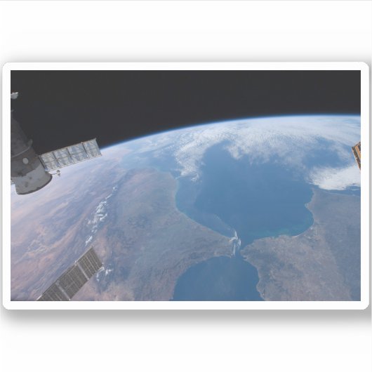 Marokko und Spanien. Aufkleber (Vorderseite)