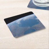 Marokko und Spanien. Rechteckiger Pappuntersetzer (angewinkelt)