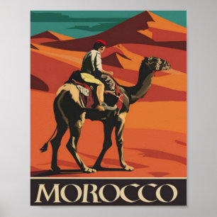 Marokko Vintag Poster
