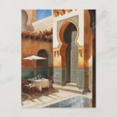 Marokko Vintag Postkarte (Vorderseite)
