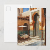 Marokko Vintage Postkarte (Vorne/Hinten)