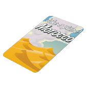 Marokko Vintage Reiseplakat Magnet (Linke Seite)