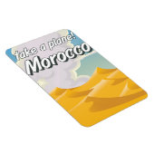 Marokko Vintage Reiseplakat Magnet (Rechte Seite)