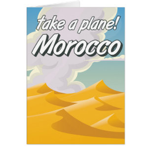Marokko Vintage-Reiseposter