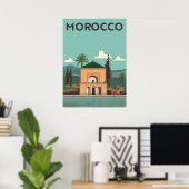 Marokko Vintage Travel Poster (Heimbüro)