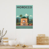 Marokko Vintage Travel Poster (Küche)