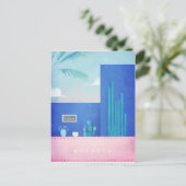 Marokko Vintage Travel Poster - Art Postkarte (Stehend Vorderseite)