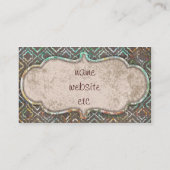 Marokko-Visitenkarten Visitenkarte (Rückseite)