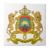 Marokko-Wappen Fliese (Vorderseite)