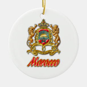 Marokko-Wappen Keramik Ornament