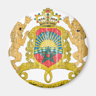 Marokko-Wappen Magnet