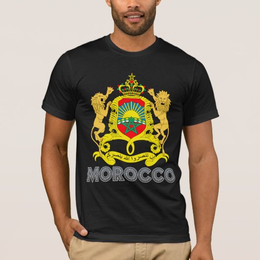 Marokko-Wappen T-Shirt (Vorderseite)
