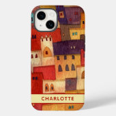 Marokko Wasserfarbe Personalisiert Case-Mate iPhone Hülle (Rückseite)