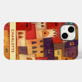 Marokko Wasserfarbe Personalisiert Case-Mate iPhone Hülle (Rückseite (Horizontal))