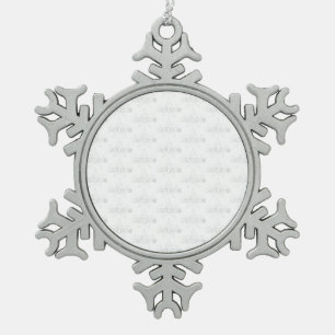 Marokko: Welterbe Schneeflocken Zinn-Ornament