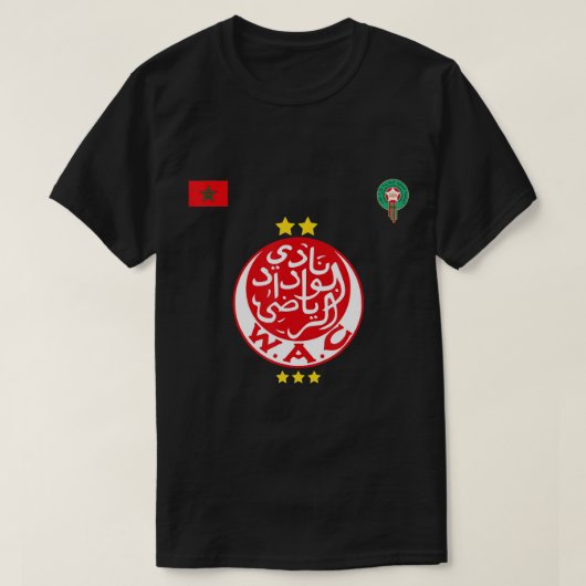 Marokko Wydad Casablanca Wac Lover Soccer Widad T- T-Shirt (Design vorne)