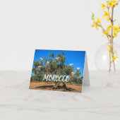 Marokko| Ziegen in Bäumen Karte (Gelbe Blume)