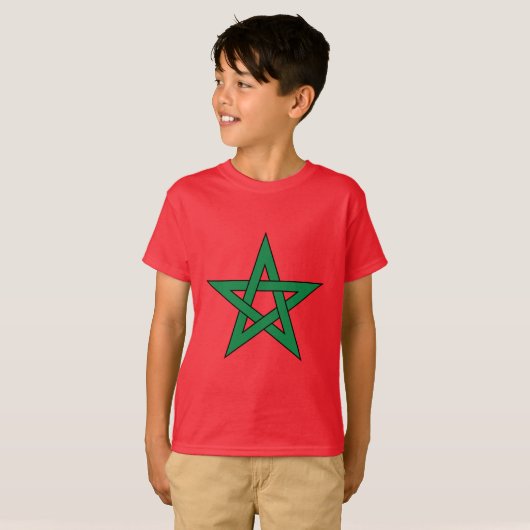 Marokkos T - Shirt der Kinder. (Vorne ganz)