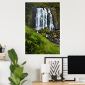 Marokopa waterfall, New Zealand Poster (Heimbüro)