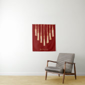 Marone Minimalistische Dekorative Wandteppich (Beispiel)