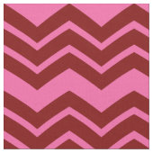 Marone Rot Pink Chevron Zigzag Design  Stoff (Nahaufnahme)