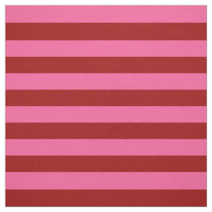 Marone Rot Pink Streifen Design Stoff