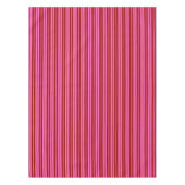 Marone Rot Pink Streifen Design Tischdecke (Vorderseite)