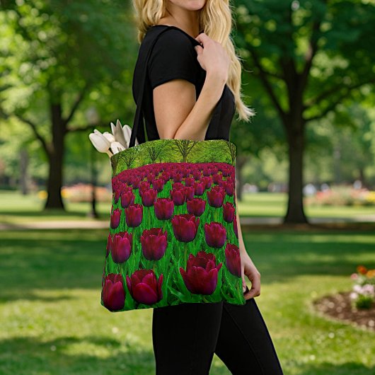 Marone Tulpen-Tasche Tasche