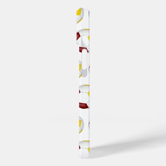 Marongoldbälle mit Monogramm Case-Mate iPhone Hülle (Rückseite / Links)