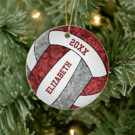 Marongrauweißer, gürteliger Sake-Volleyball Keramik Ornament