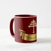 Maronite Church Cross Personalisierte Geschenke Ta Tasse (Vorderseite Links)