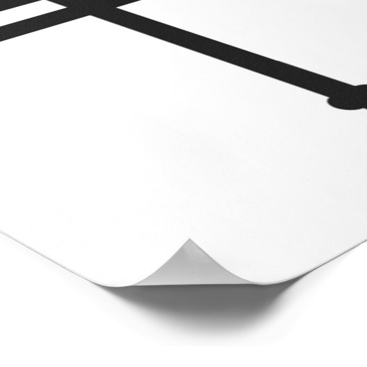 Maronite Church Cross Poster (Ecke)