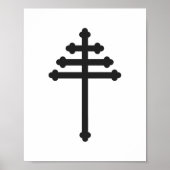 Maronite Church Cross Poster (Vorne)